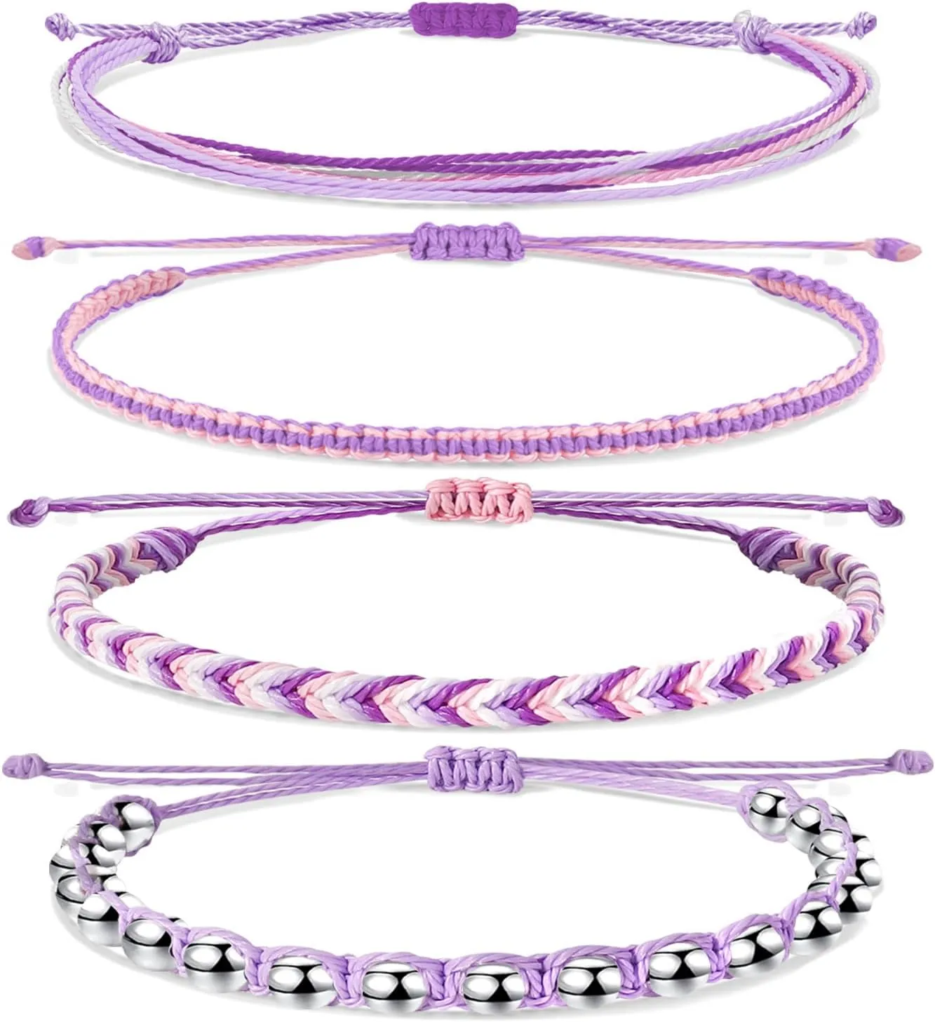 Long tiantian Boho Bracelets for Women Blue Friendship Bracelet Sunflower String Bracelets Cute Boho Handmade Braided Beach Ocean Waterproof Bracelet Christmas Gifts Stocking Stuffers