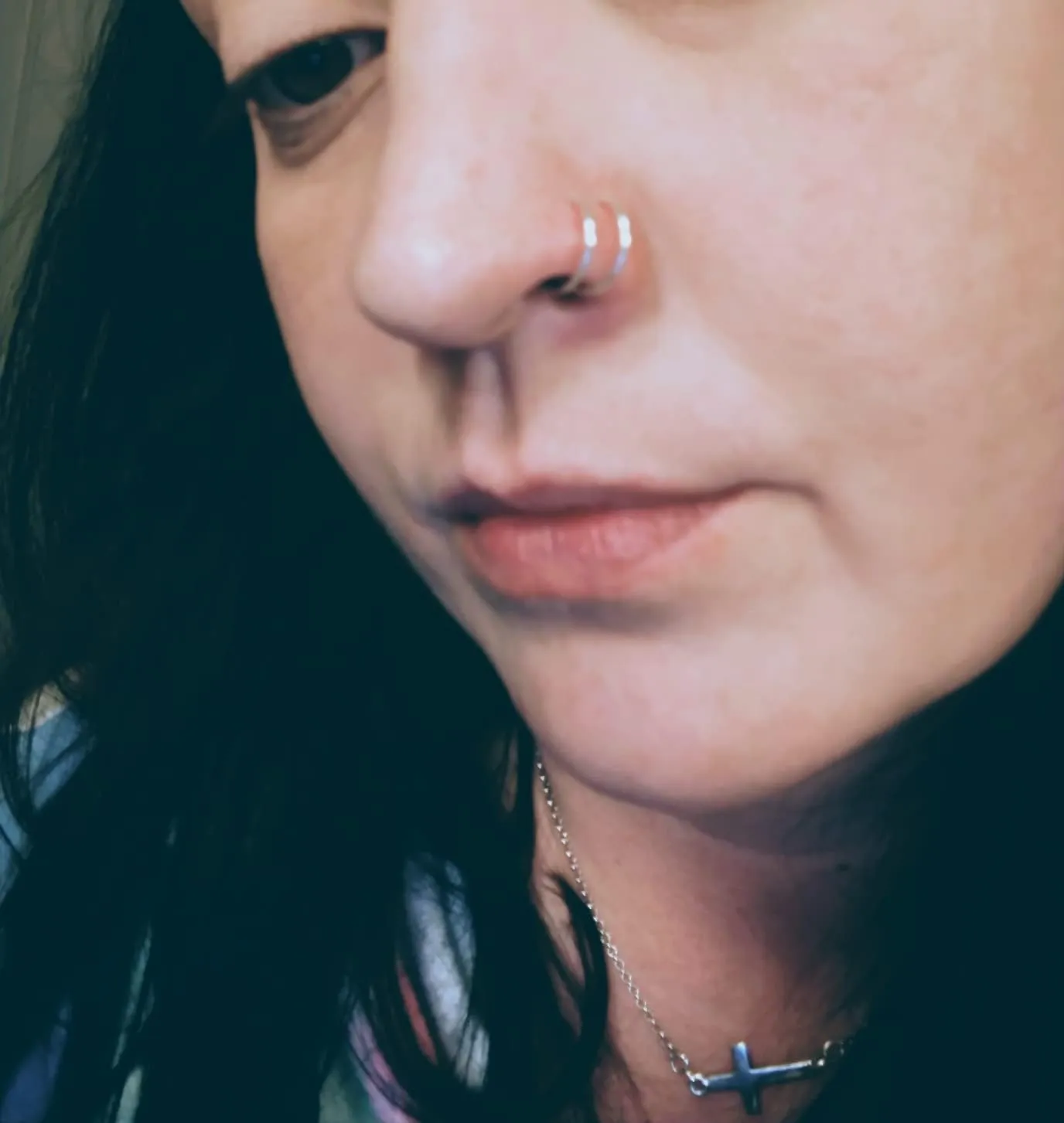 Longita Threadless Nose Stud 20g Flat Back Gold Cartilage Earring Silver Helix Earrings 20 Gauge Push in With Backs Nose Rings Hoops Piercing Taper
