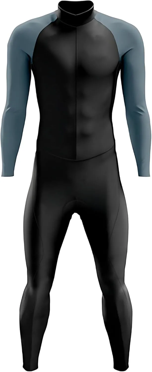 Men's One Piece Jumpsuit Long Sleeve Long pant Bodysuits For Cycling Profession Suit Clothes Cycling Skinsuits XS-3XL