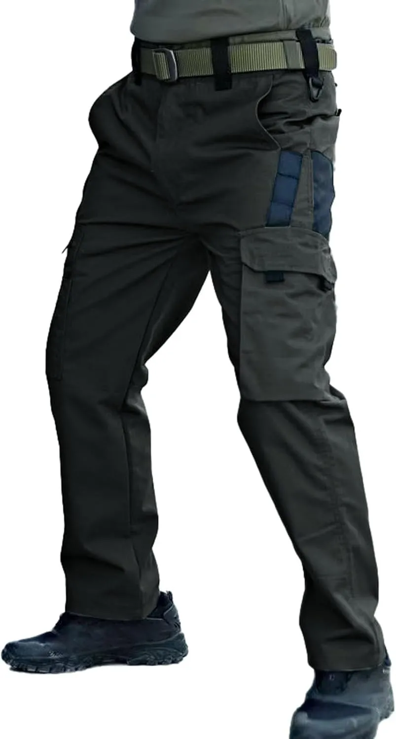 Mens Stretch Work Pants Jogger Gym Slacks Business Stretch Joggers Public Regular Fit Cargo Joggers Motorcycle
