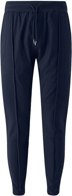 Men's Twill Jogger Pants Elastic Waist Drawstring Chino Pants Slim Fit Casual Dress Trousers with Pockets