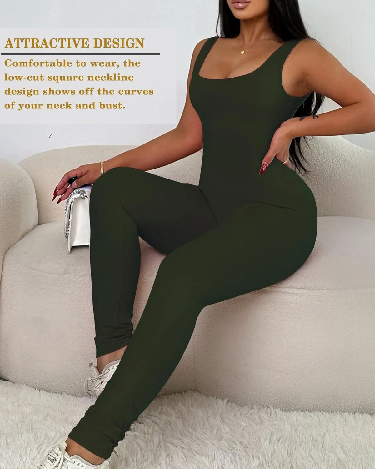 One Piece Jumpsuit Full Body Suits Workout Jumpsuits for Women Workout Outfits Full Bodysuits for Women Pants Yoga Gym