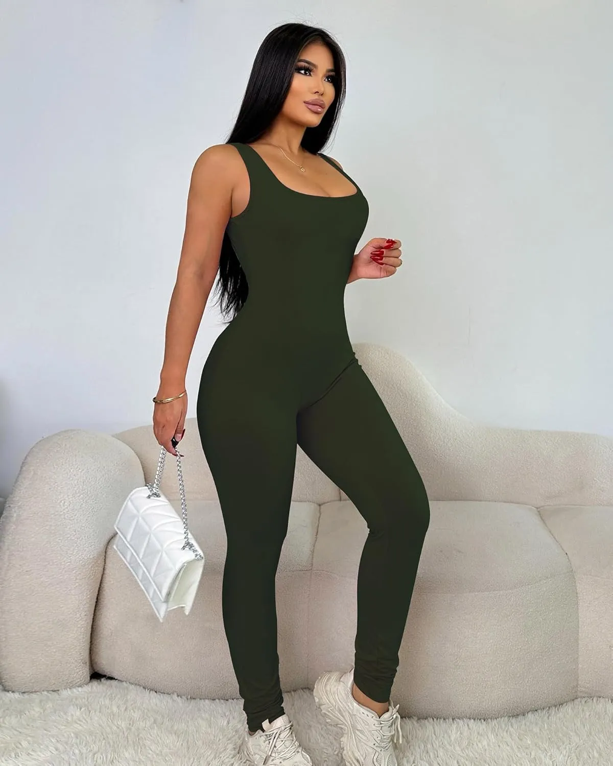 One Piece Jumpsuit Full Body Suits Workout Jumpsuits for Women Workout Outfits Full Bodysuits for Women Pants Yoga Gym