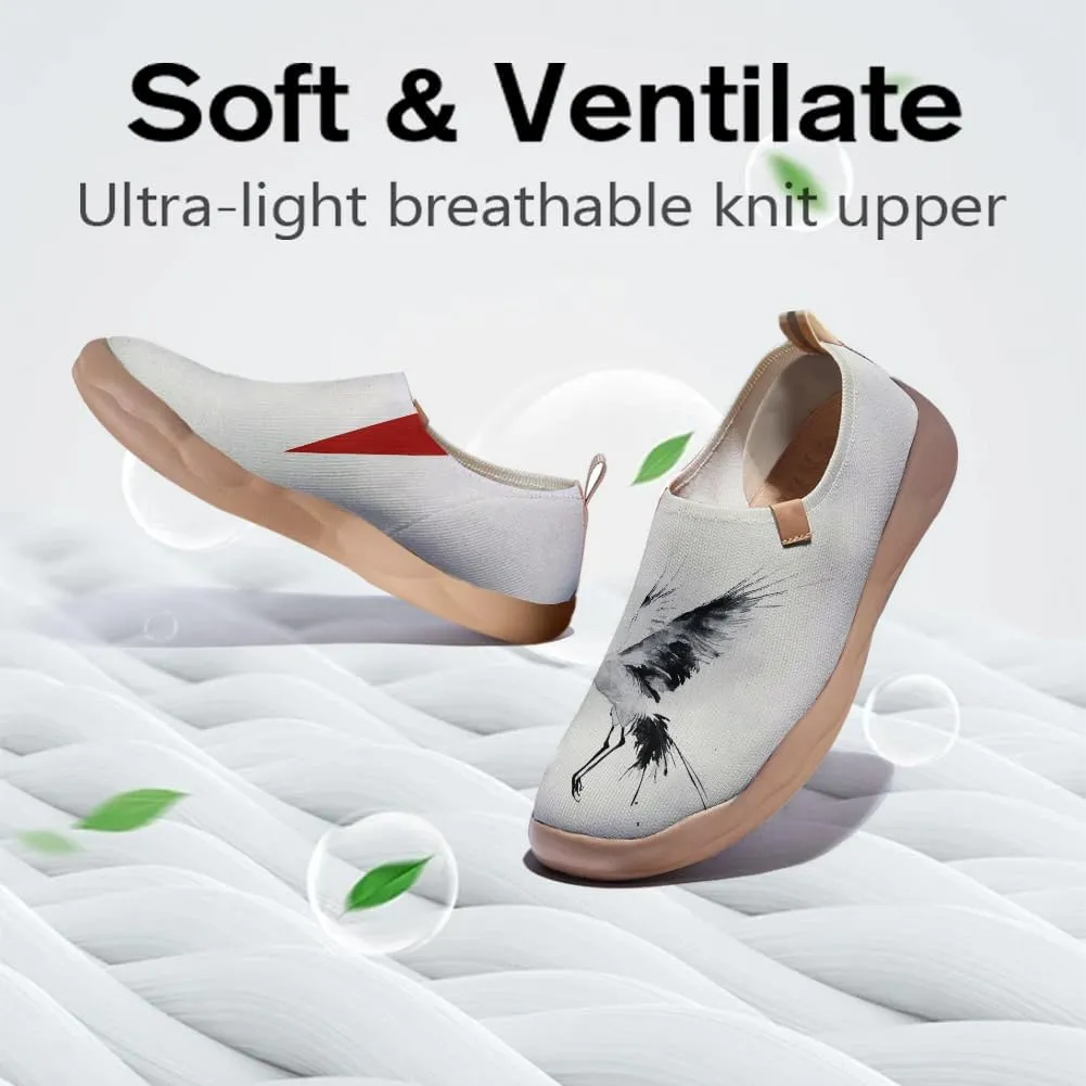 Onehorse Footwear for Womens Comfortable Loafers Painted Travel Shoes Casual Breathable Slip-Ons