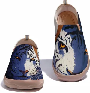 Onehorse Footwear for Womens Comfortable Loafers Painted Travel Shoes Casual Breathable Slip-Ons