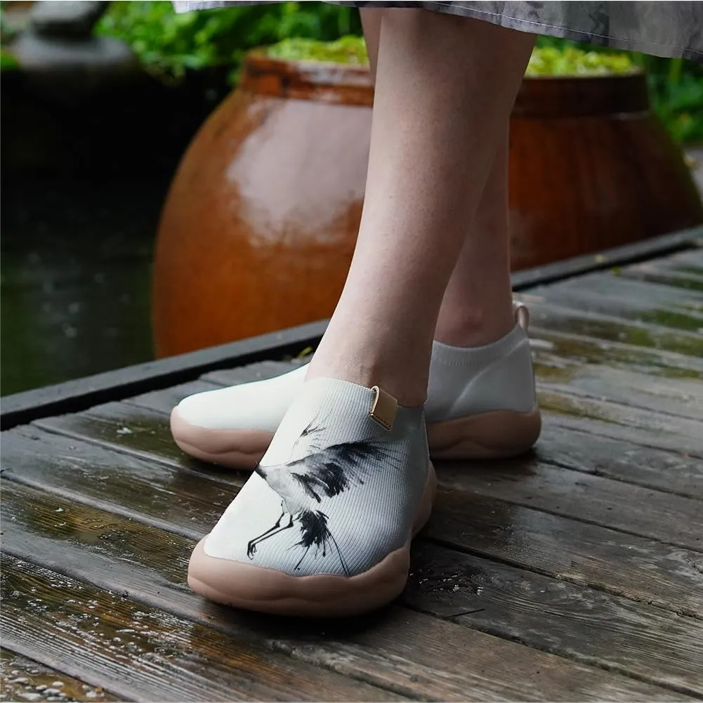 Onehorse Footwear for Womens Comfortable Loafers Painted Travel Shoes Casual Breathable Slip-Ons