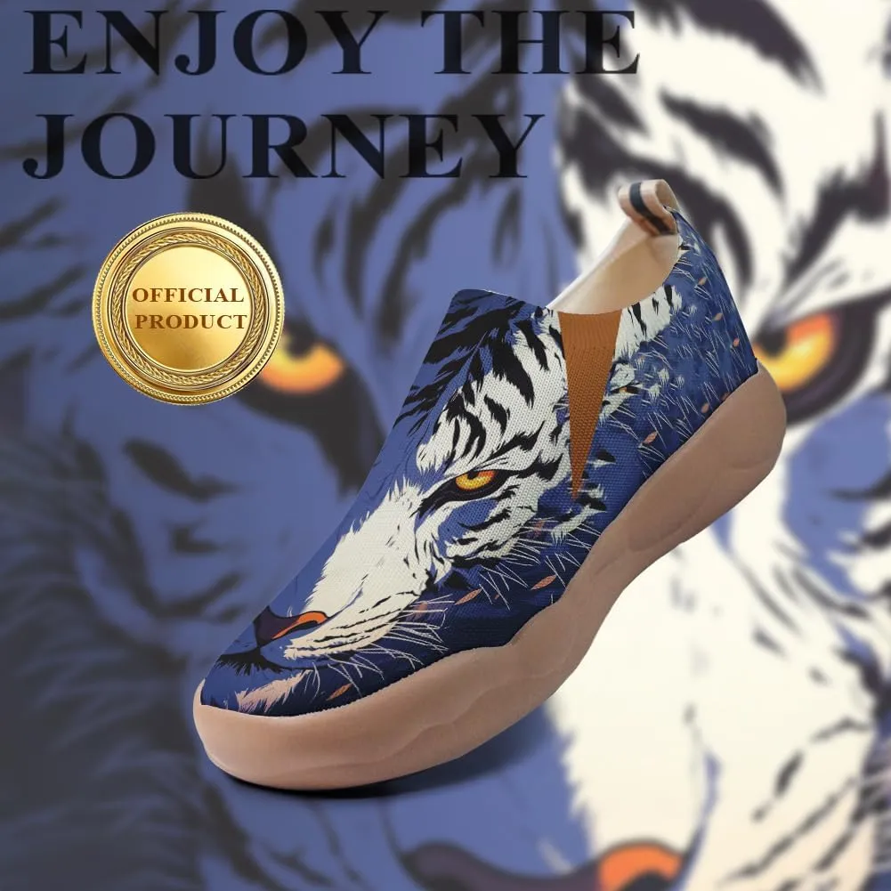 Onehorse Footwear for Womens Comfortable Loafers Painted Travel Shoes Casual Breathable Slip-Ons