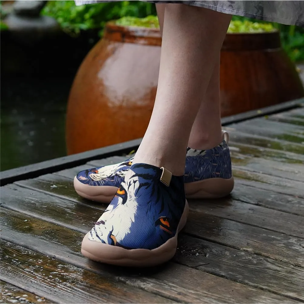 Onehorse Footwear for Womens Comfortable Loafers Painted Travel Shoes Casual Breathable Slip-Ons
