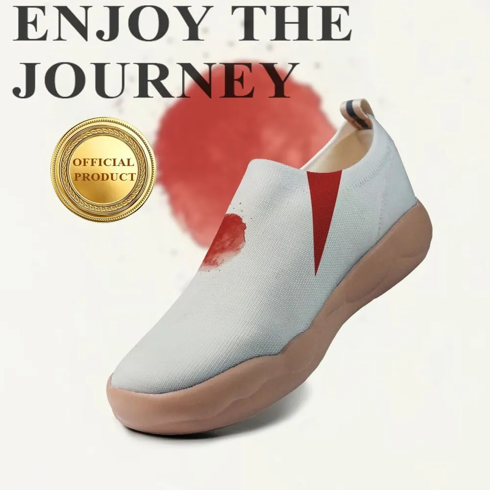Onehorse Footwear for Womens Comfortable Loafers Painted Travel Shoes Casual Breathable Slip-Ons