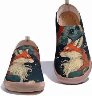 Onehorse Footwear for Womens Comfortable Loafers Painted Travel Shoes Casual Breathable Slip-Ons