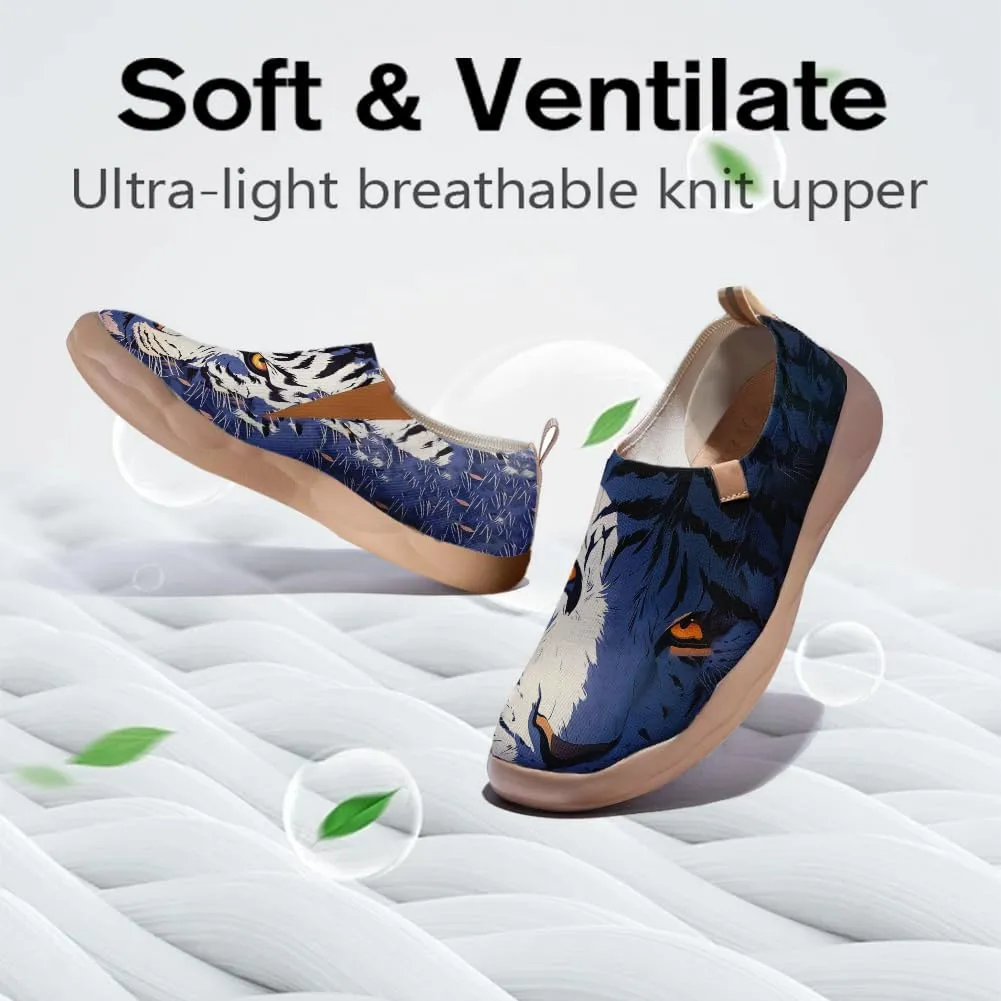 Onehorse Footwear for Womens Comfortable Loafers Painted Travel Shoes Casual Breathable Slip-Ons