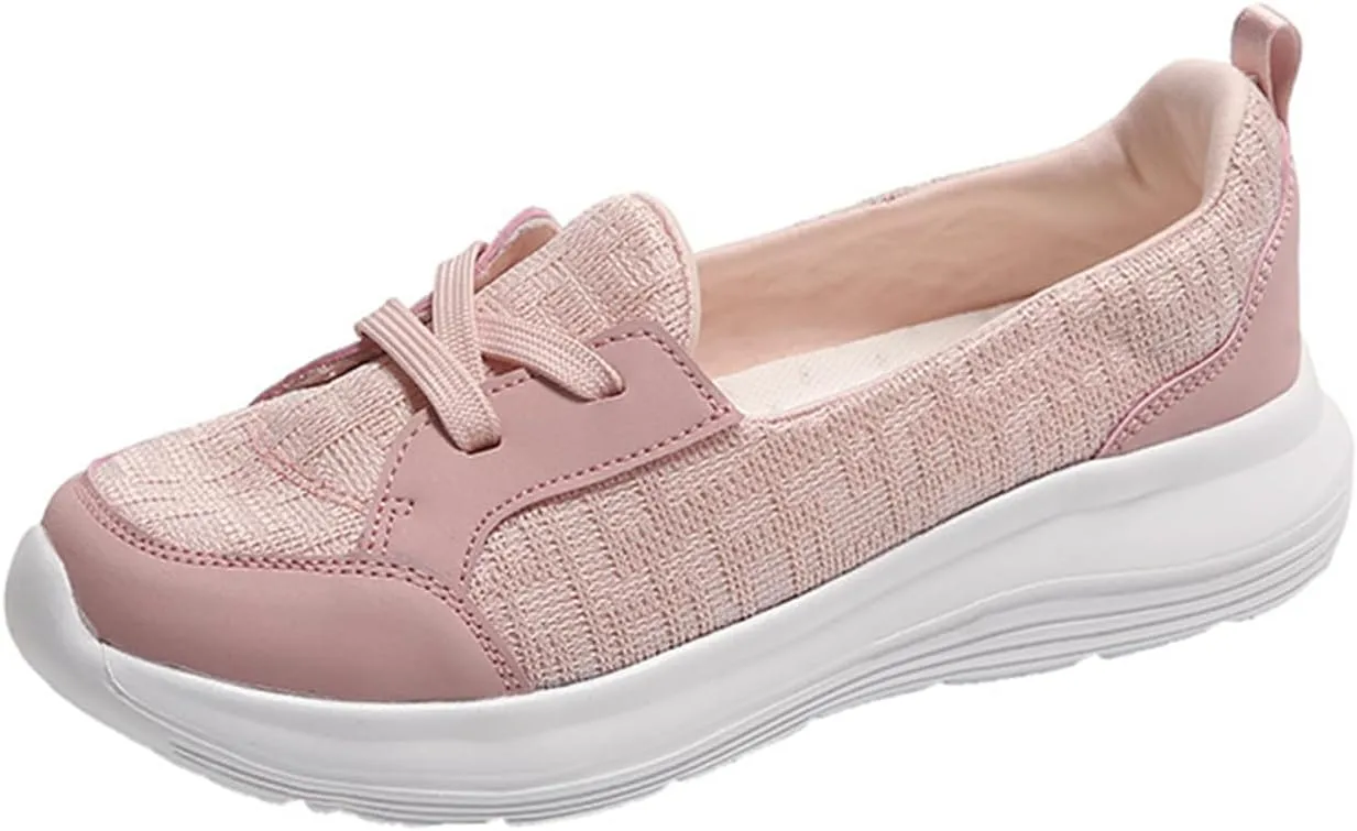Orthopedic Shoes for Women Comfortable Mesh Arch Support Walking Loafers, Breathable Low Top Soft Sole Non-Slip Sneakers Casual Comfort Walking Sneakers