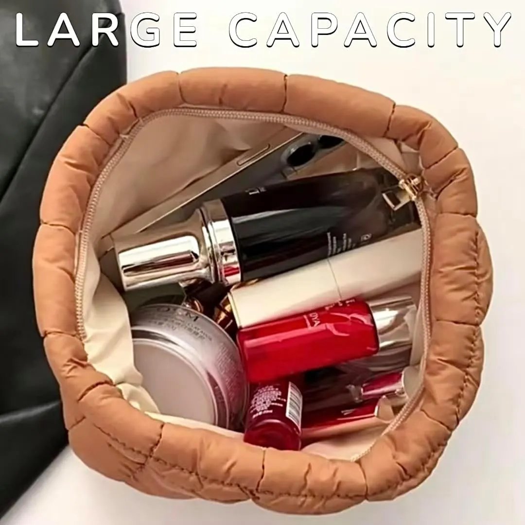 Puffer Tote Bag for Women Large Quilted Carryall Padding Crossbody Bag Soft Puffy Hobo Handbags Puff Purse