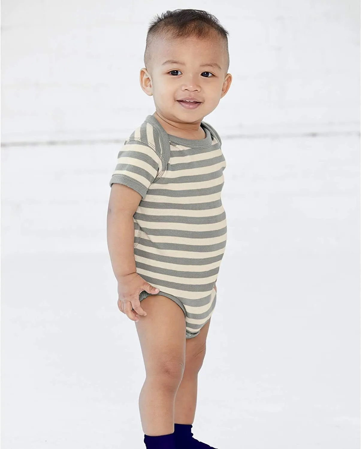 Rabbit Skins Rabbit Skins Baby Bodysuit Girl & Boy | Newborn 0-3 Months to 24 Month Toddler, Snap Easy Closure (4400)