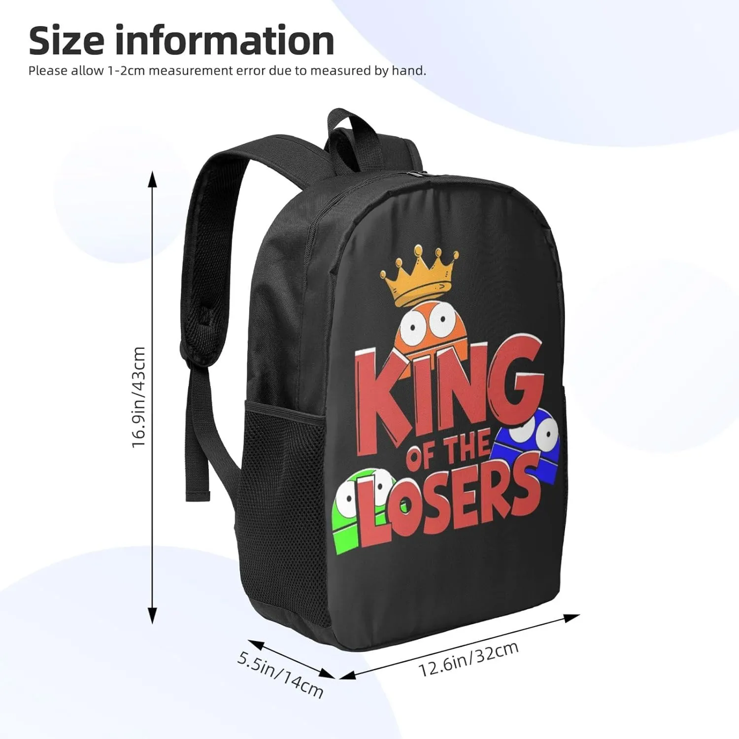 Repo Robot Game Backpack Lightweight Large Capacity Laptop Backpack Travel Backpacks For Unisex 17in