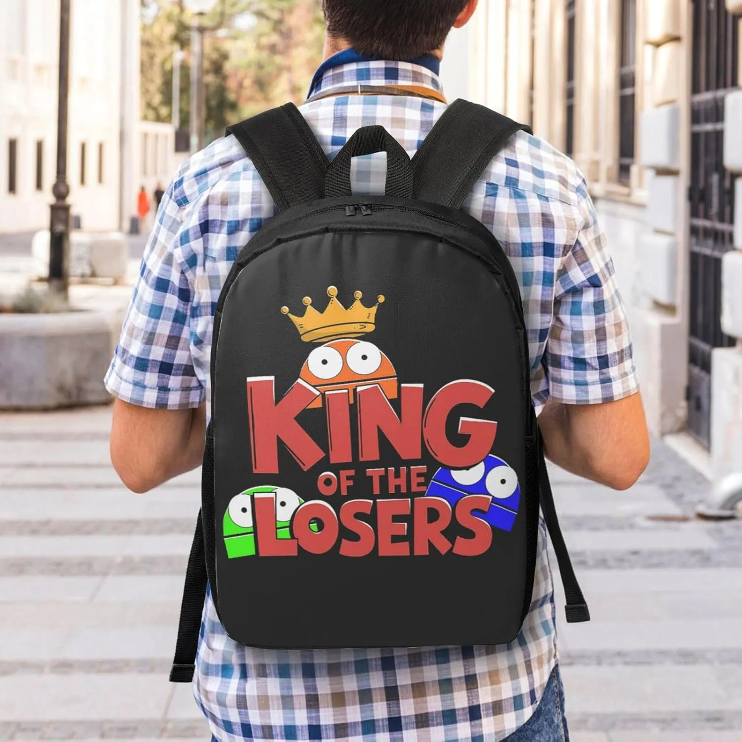 Repo Robot Game Backpack Lightweight Large Capacity Laptop Backpack Travel Backpacks For Unisex 17in