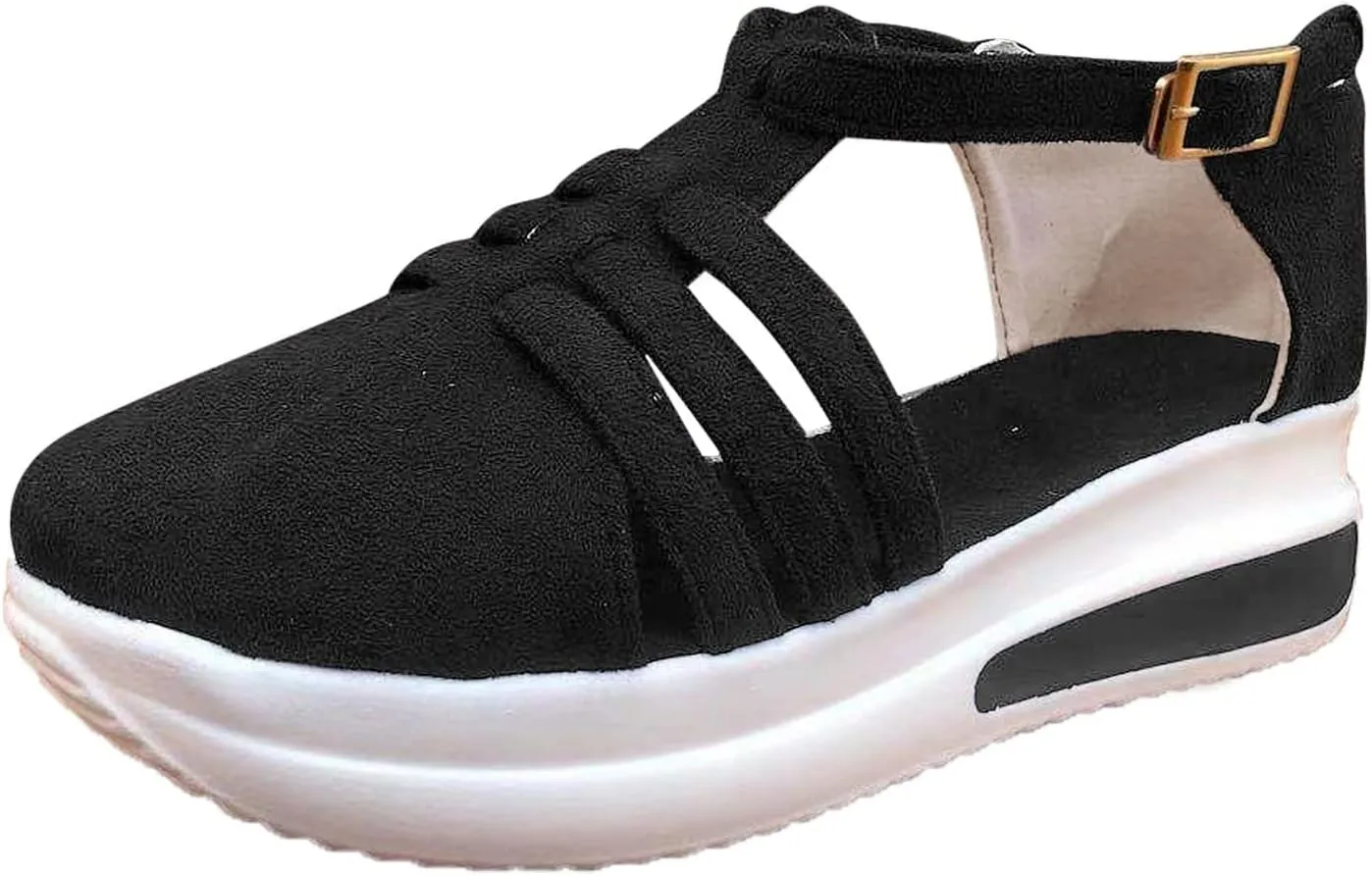 Sneakers for Women Comfortable Platform Sandals Breathable Walking Shoes Fashion Athletic Sneakers Orthopedic Shoes