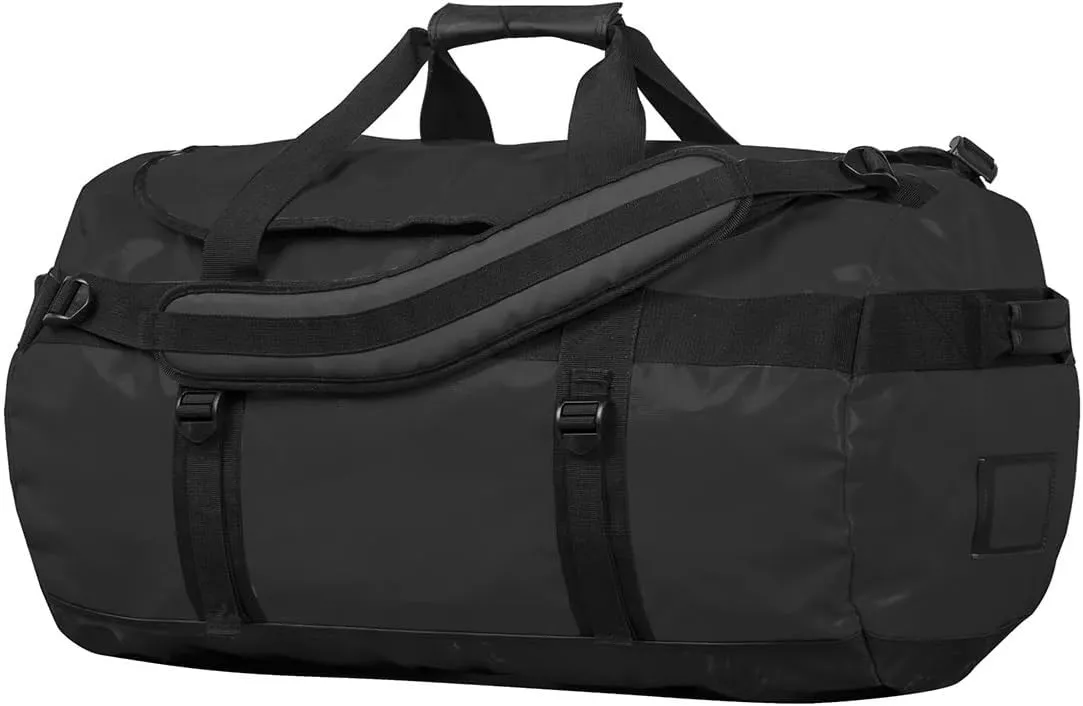 Storm tech Atlantis Ultimate Offshore Waterproof Travel Bag: Heavy Duty Camping Duffle, Waterproof Luggage for Boating, Motorcycle Dry Bag, Dive & Deployment Bag (Black, Small)