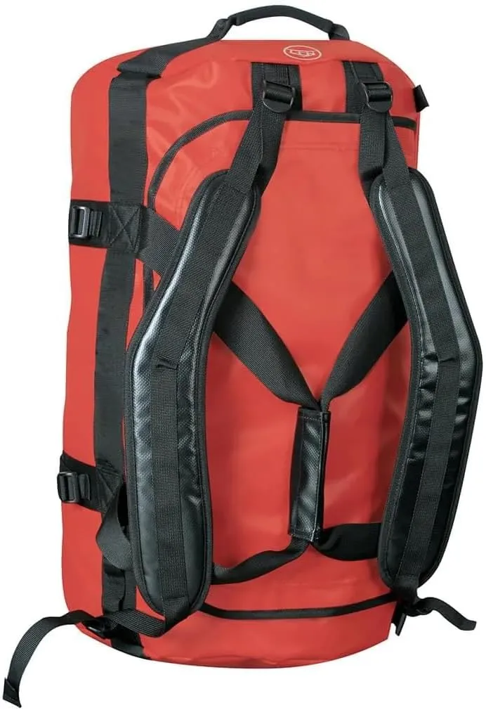 Storm tech Atlantis Ultimate Offshore Waterproof Travel Bag: Heavy Duty Camping Duffle, Waterproof Luggage for Boating, Motorcycle Dry Bag, Dive & Deployment Bag (Bold Red/Black, Medium)