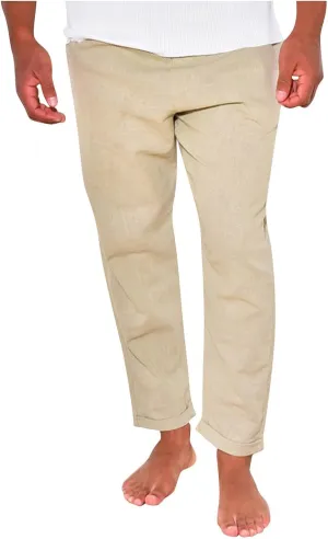 Summer Men's Cotton and Linen Thin Casual Sports Pants 2025