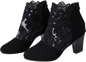 Tan Booties Women's Black Boots Boots for Walking All Day Women Lined Womens Boots Ankle Boots for Women with Heel Open toe Ankle Boots Black Wedge Heel Booties Casual Shoes for Women