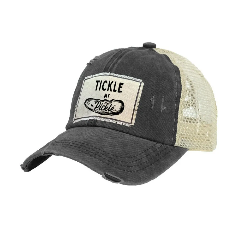Tickle My Pickle - Vintage Distressed Trucker Adult Hat