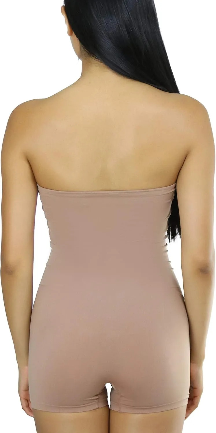 ToBeInStyle Women's Simple Seamless Romper