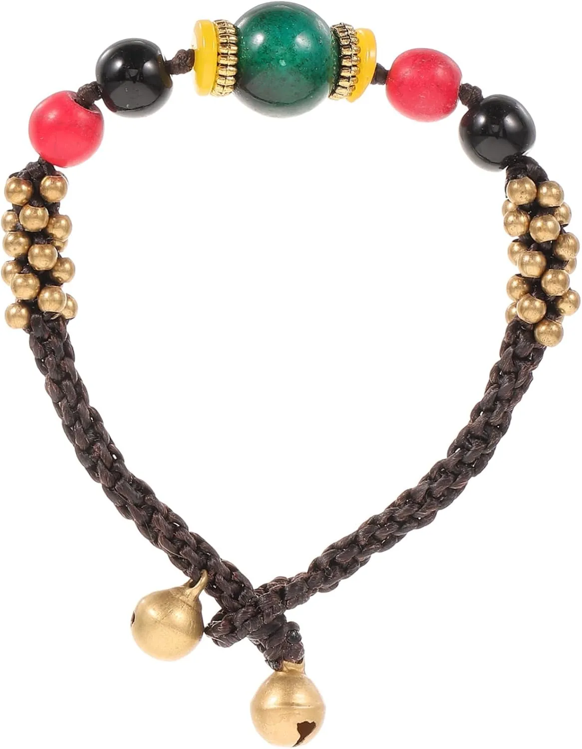 Unique Handmade Ethereal Braided Bracelet Fashion Wax Beaded Rope for Women's Hand Chain