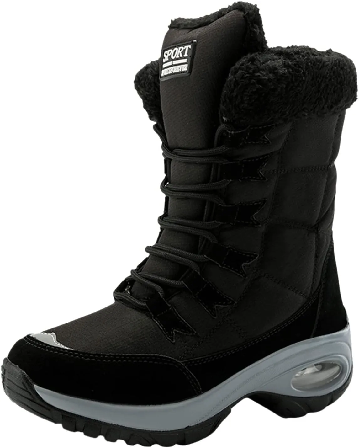 Winter Boots for Women Snow Boots for Women Padded Warm Shoes Outdoor Non-Slip Snow Boots Sneakers Casual Shoes