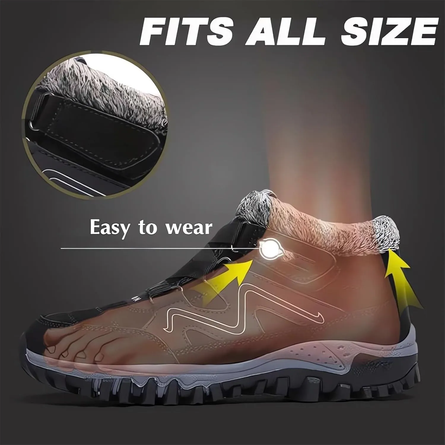 Winter Boots for Women Waterproof Snow Non Slip Slip on Womens Winter Boots Wide Feet Warm Winter Boots Women Knee High Mid Calf Winter Boots for Women Black Zapatos De Botas Para Nieve Para Mujer