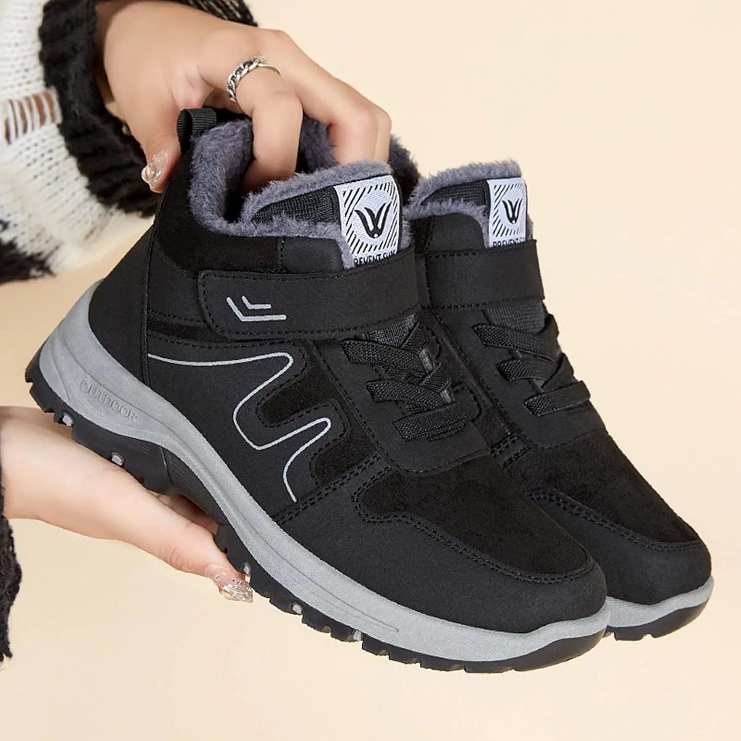 Winter Boots for Women Waterproof Snow Non Slip Womens Winter Fashion 2023 Boots Womens Snow Shoes Waterproof Insulated Zapatos De Nieve Para Mujer Botas Para Nieve De Mujer Sin Cordon