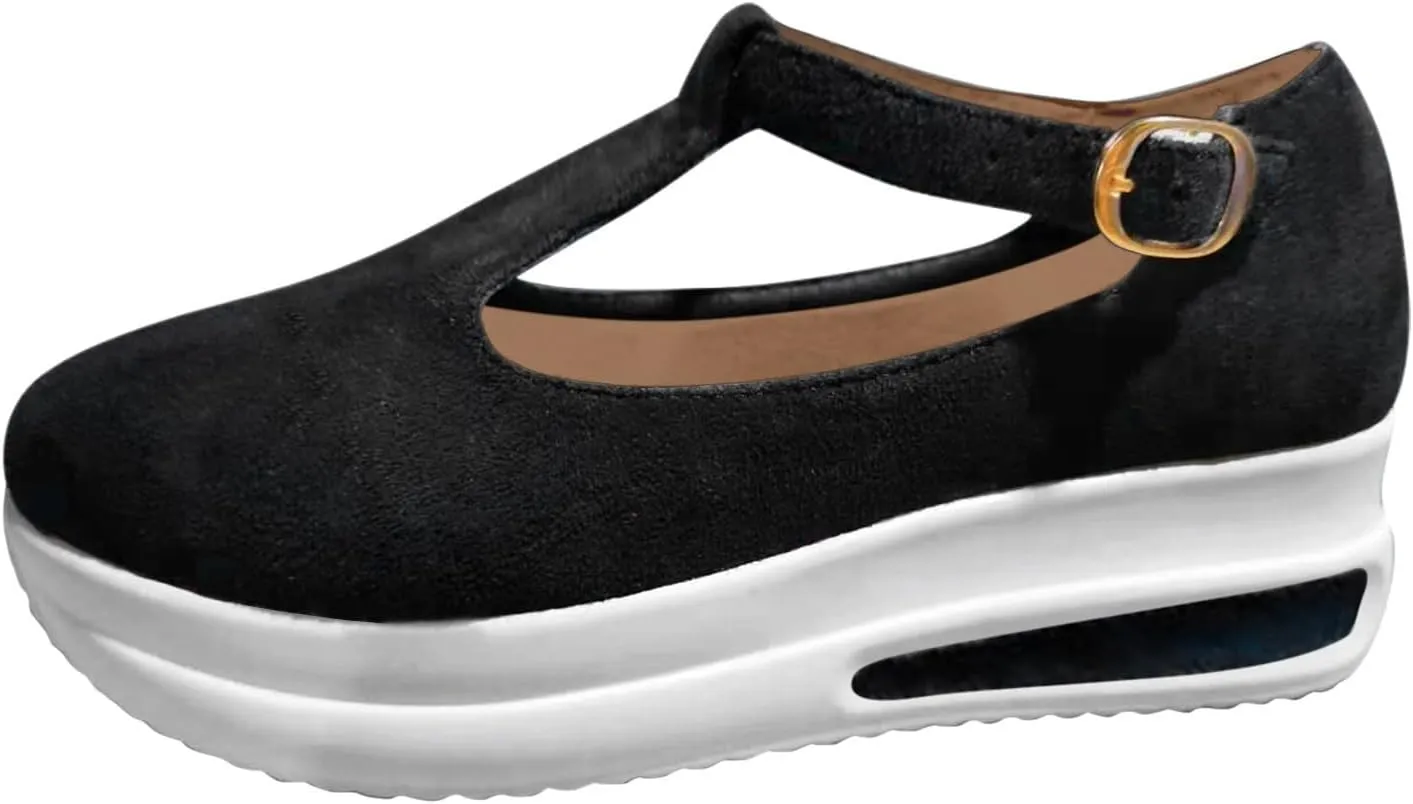 Women Platform Sandals Casual Summer Sandals Wide Width Orthopedic Sandals 2024 Breathable Sneaker with Adjustable Strap