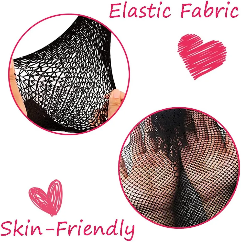 Women's Fishnet Lingerie Lace Stockings Bodysuits Mesh Babydoll for Women