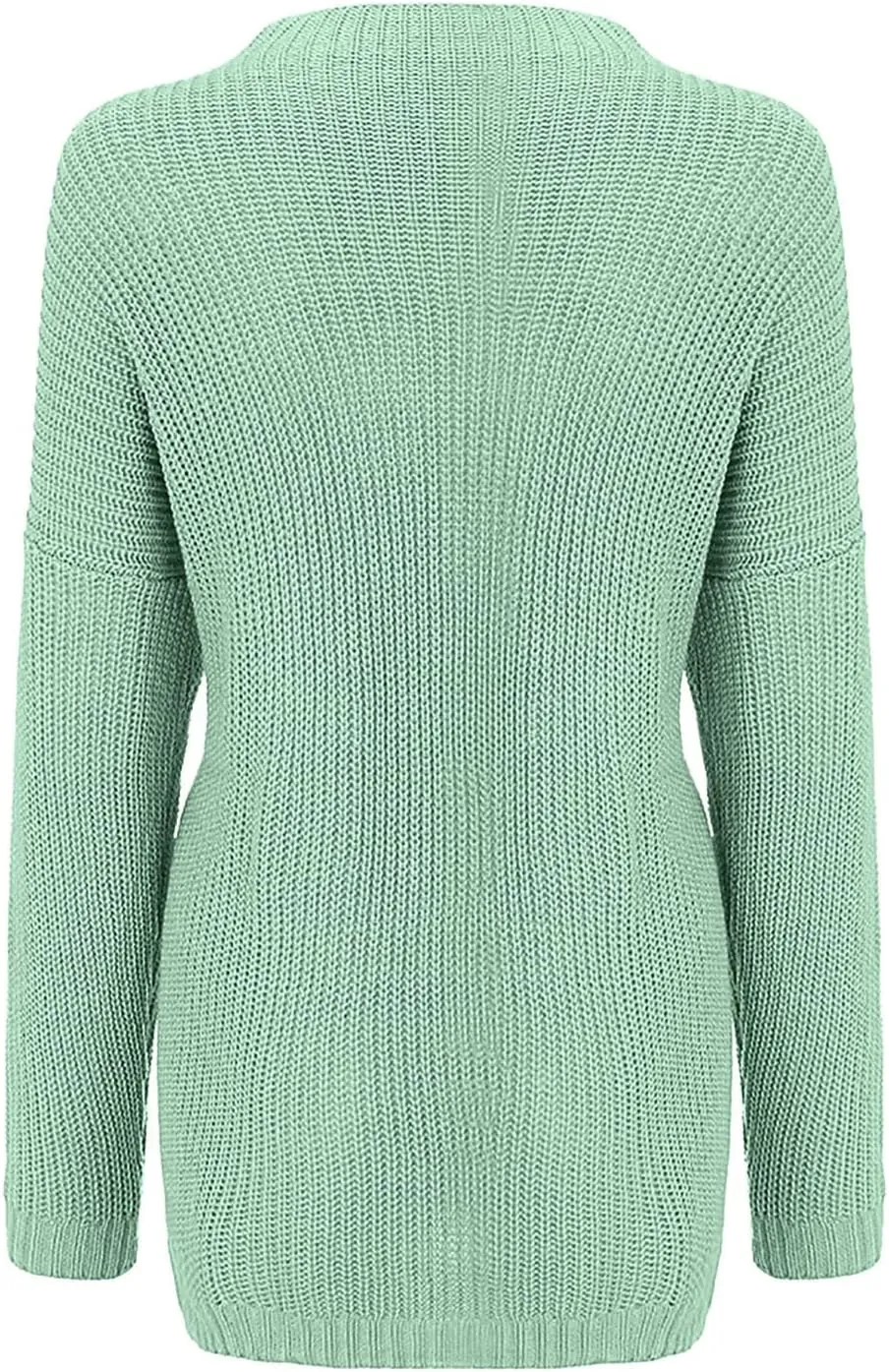 Women's Oversized Sweaters Batwing Sleeve Mock Neck Jumper Tops Chunky Knit Pullover Sweater Ladies Knitwear Clothes
