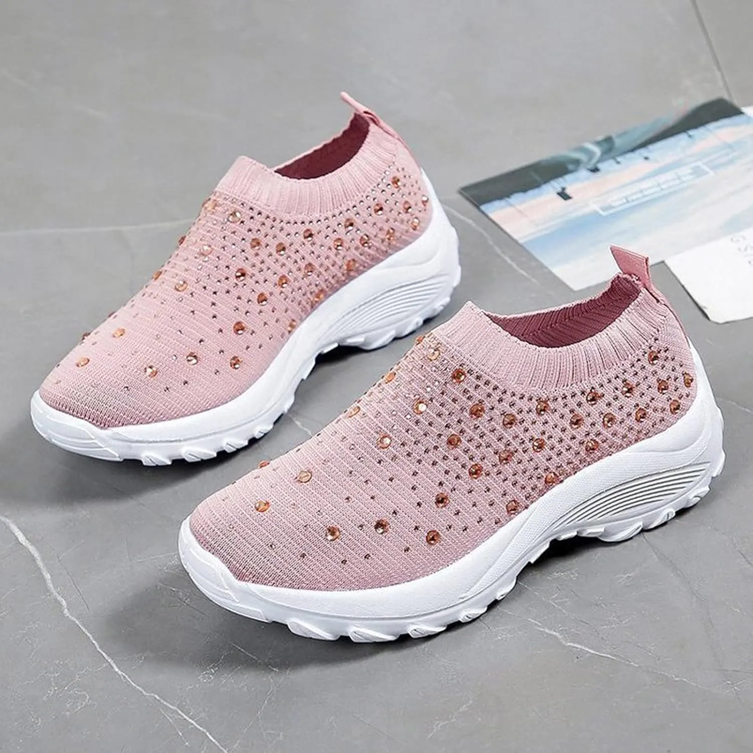 Womens Running Shoes Wide Width Trendy Sneakers for Women 2023 Black Womens Shoes Casual Fall Slip Ons Sneakers for Women Slip Ons Zapatos Plataforma De Mujer Elegantes para Fiestas Negros