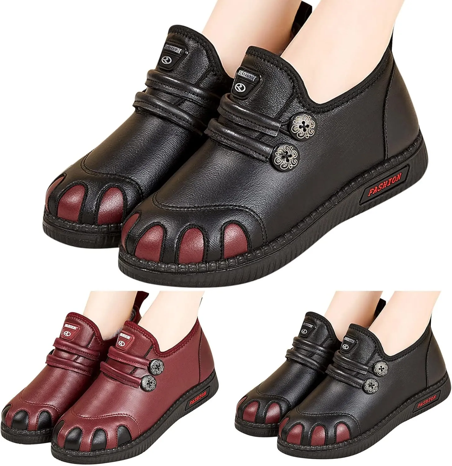 Women's Snow Boots Waterproof Snow Boots for Women Size 11.5 Women's Winter Fur Boots Size 12 Wide Width Boots for Winter Botas Invierno Mujer
