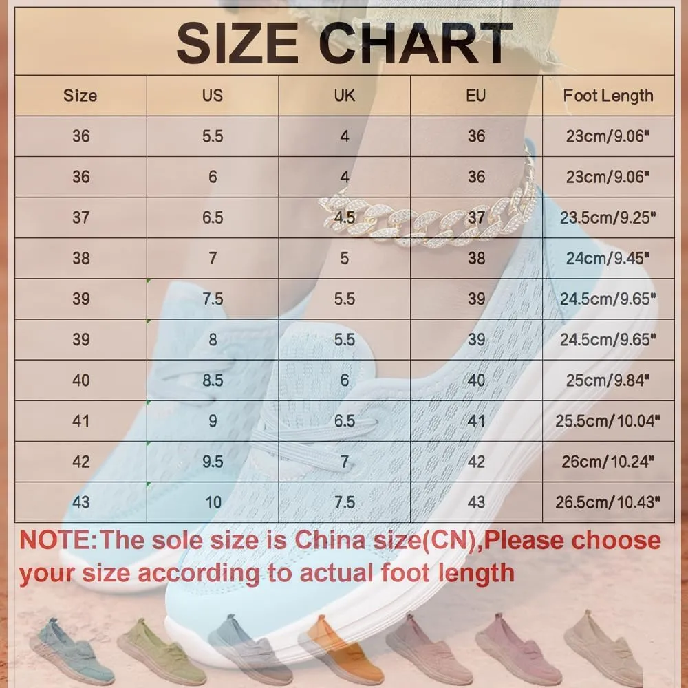 Women'S Soft Sole Mesh Comfort Orthopedic Shoes Mesh Orthopedic Shoes for Women Slip Ons