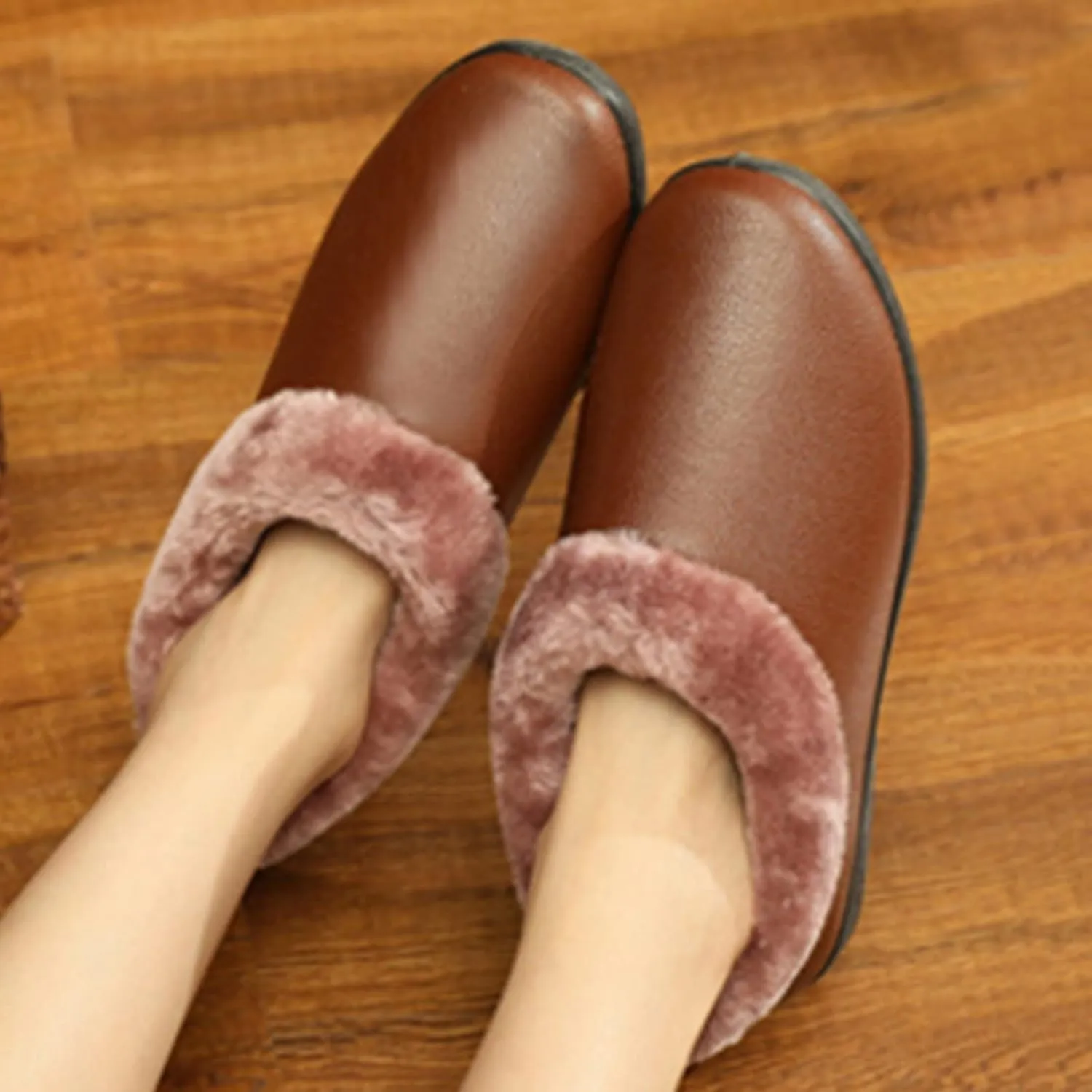 Women's Wide Width Go Snow Boots Womens Winter Boots Wide Calf Womens Wide Snow Boots Waterproof Slip on Snow Boots for Women Cute Tall Winter Boots for Women with Heel